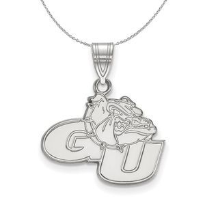 Sterling Silver Gonzaga U Medium Necklace - 20 Inch